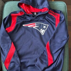 Patriots Navy and Red youth Hoodie
